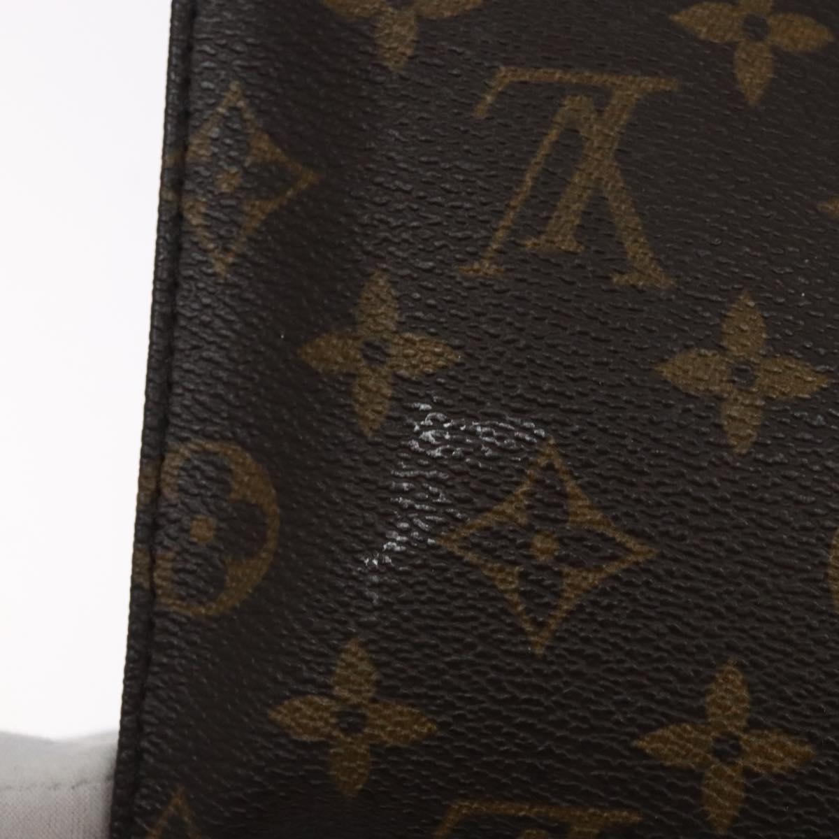 LOUIS VUITTON Monogram Poche Toilette 26 Pouch M47542 LV Auth 134418