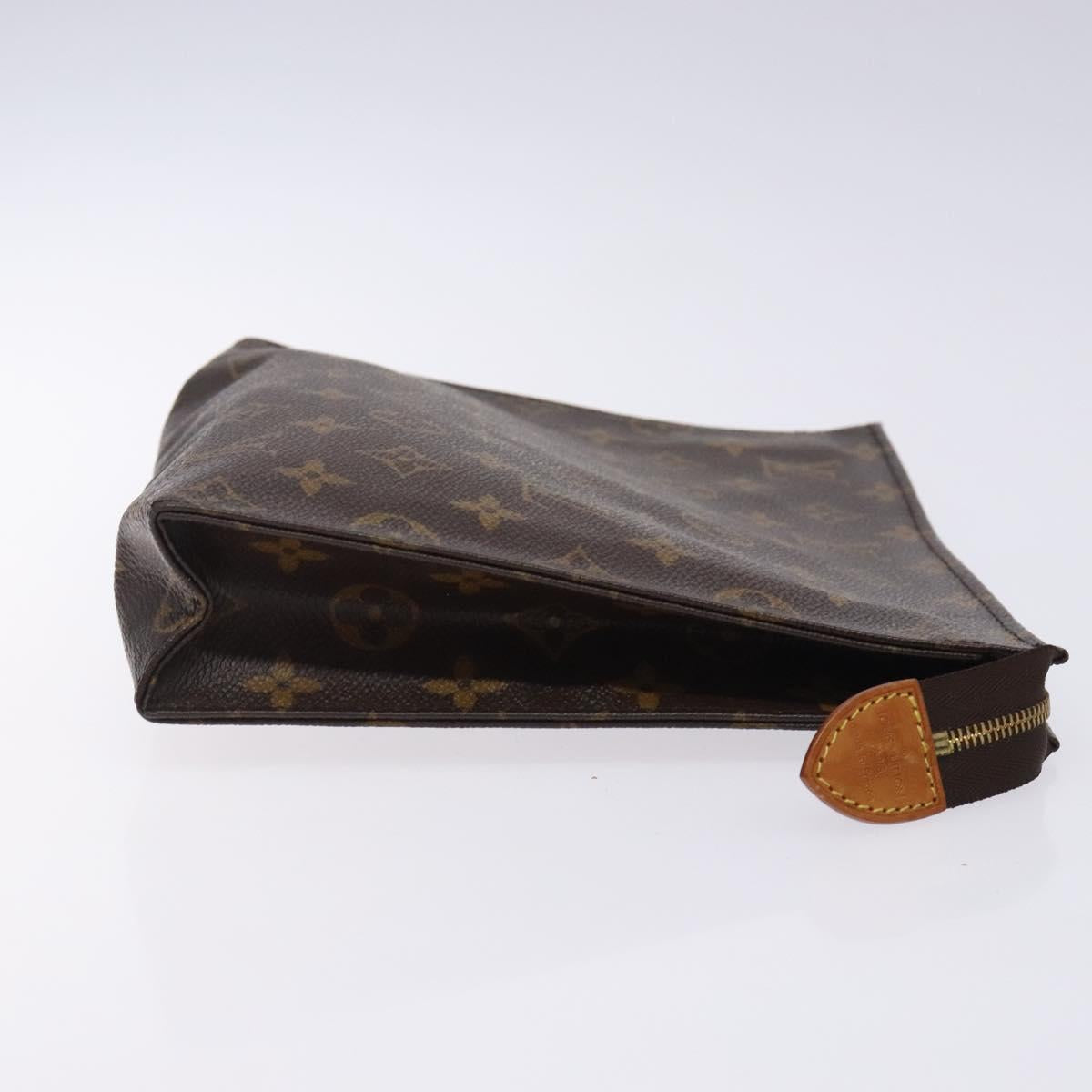 LOUIS VUITTON Monogram Poche Toilette 26 Pouch M47542 LV Auth 134418