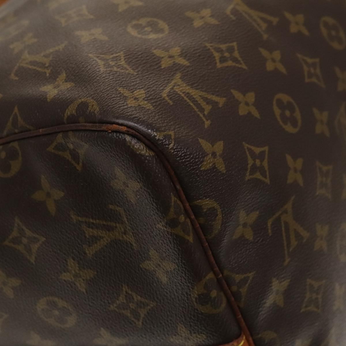 LOUIS VUITTON Monogram Keepall Bandouliere 55 Boston Bag M41414 LV Auth 134424