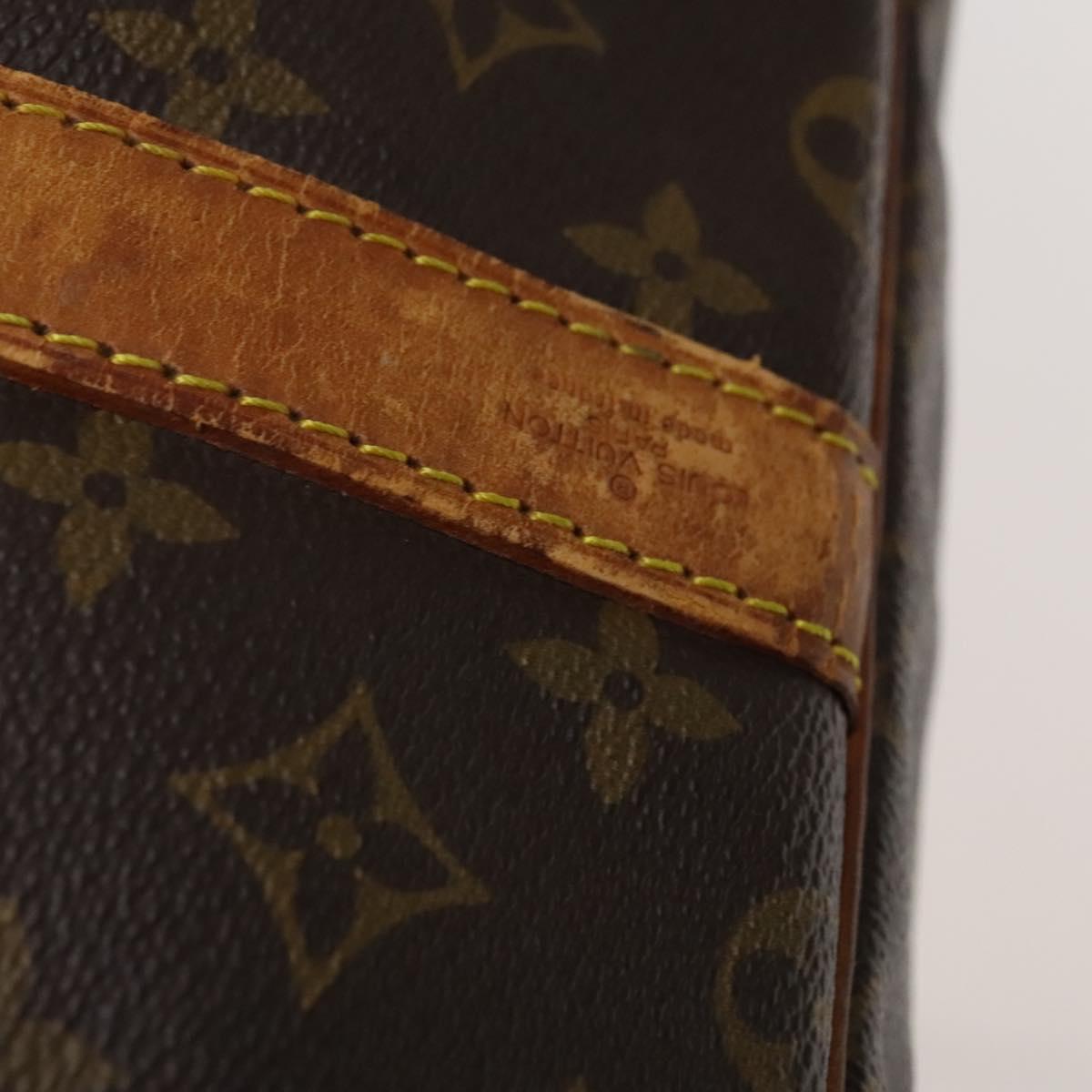LOUIS VUITTON Monogram Keepall Bandouliere 55 Boston Bag M41414 LV Auth 134424