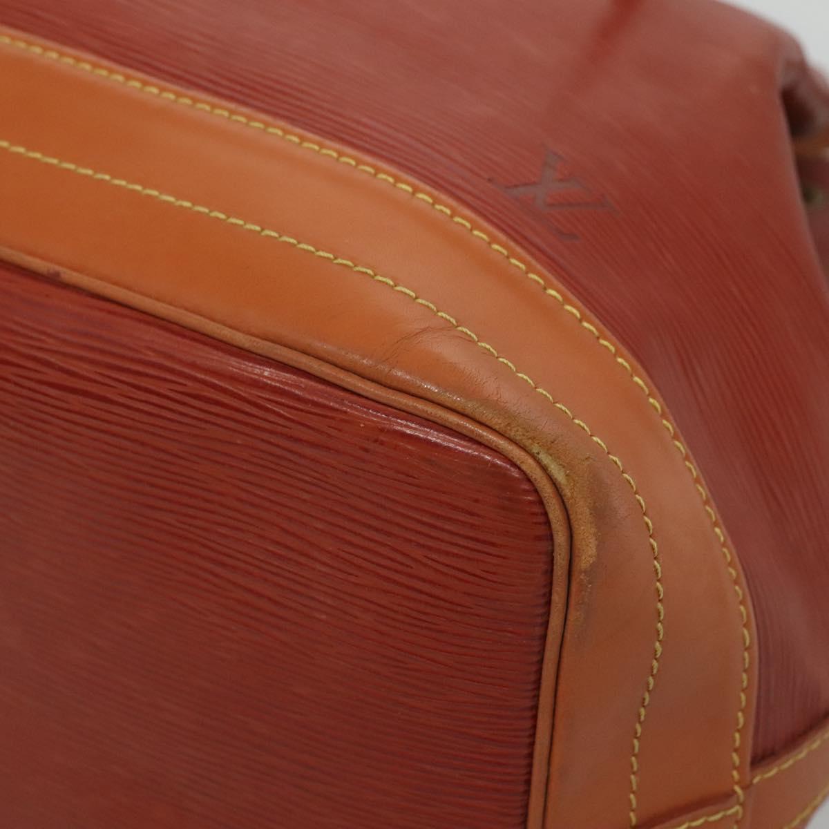 LOUIS VUITTON Epi Noe Shoulder Bag Zipangu Gold M44008 LV Auth 134474