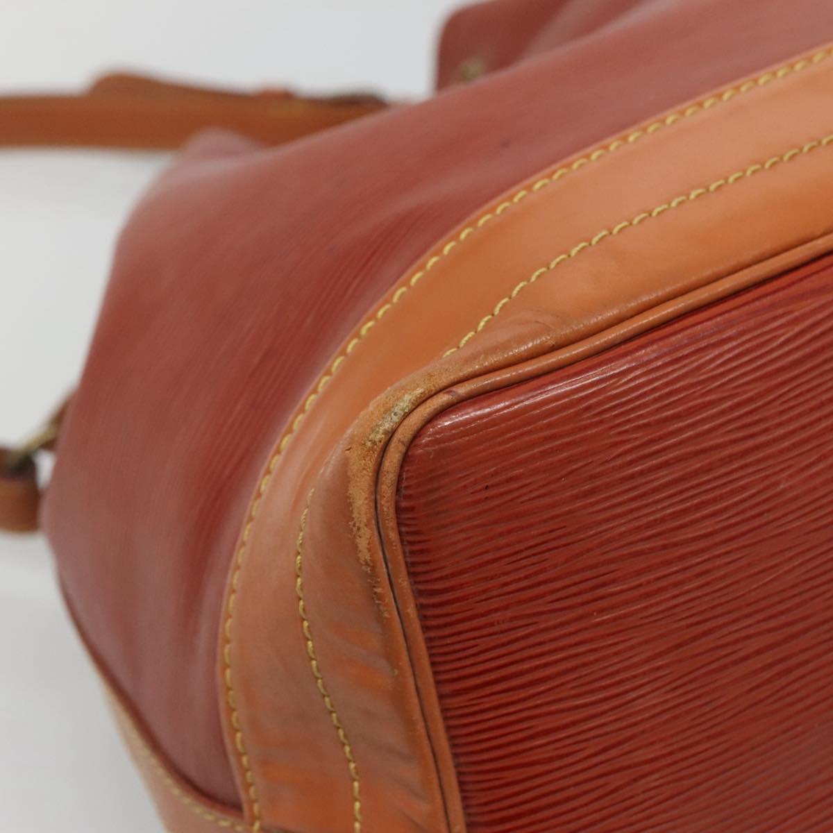 LOUIS VUITTON Epi Noe Shoulder Bag Zipangu Gold M44008 LV Auth 134474