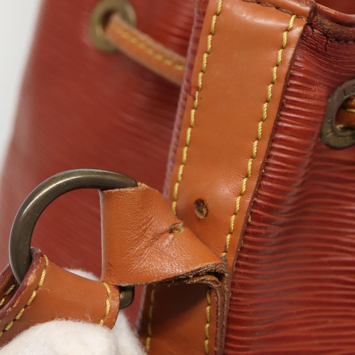 LOUIS VUITTON Epi Noe Shoulder Bag Zipangu Gold M44008 LV Auth 134474