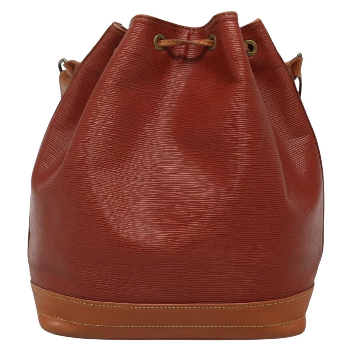 LOUIS VUITTON Epi Noe Shoulder Bag Zipangu Gold M44008 LV Auth 134474