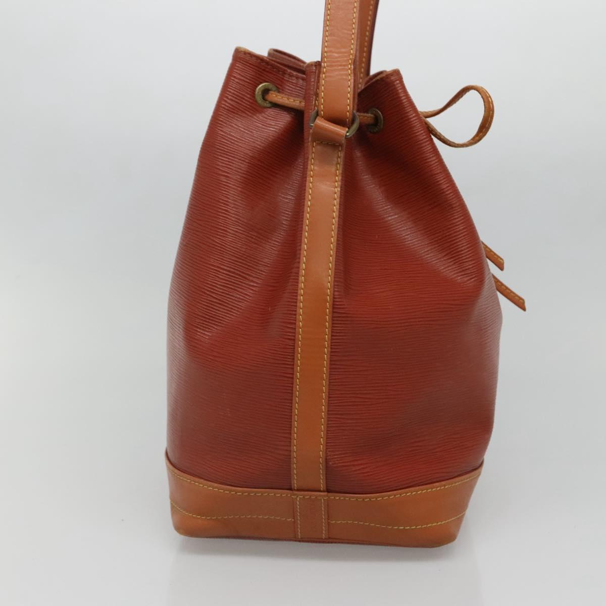 LOUIS VUITTON Epi Noe Shoulder Bag Zipangu Gold M44008 LV Auth 134474