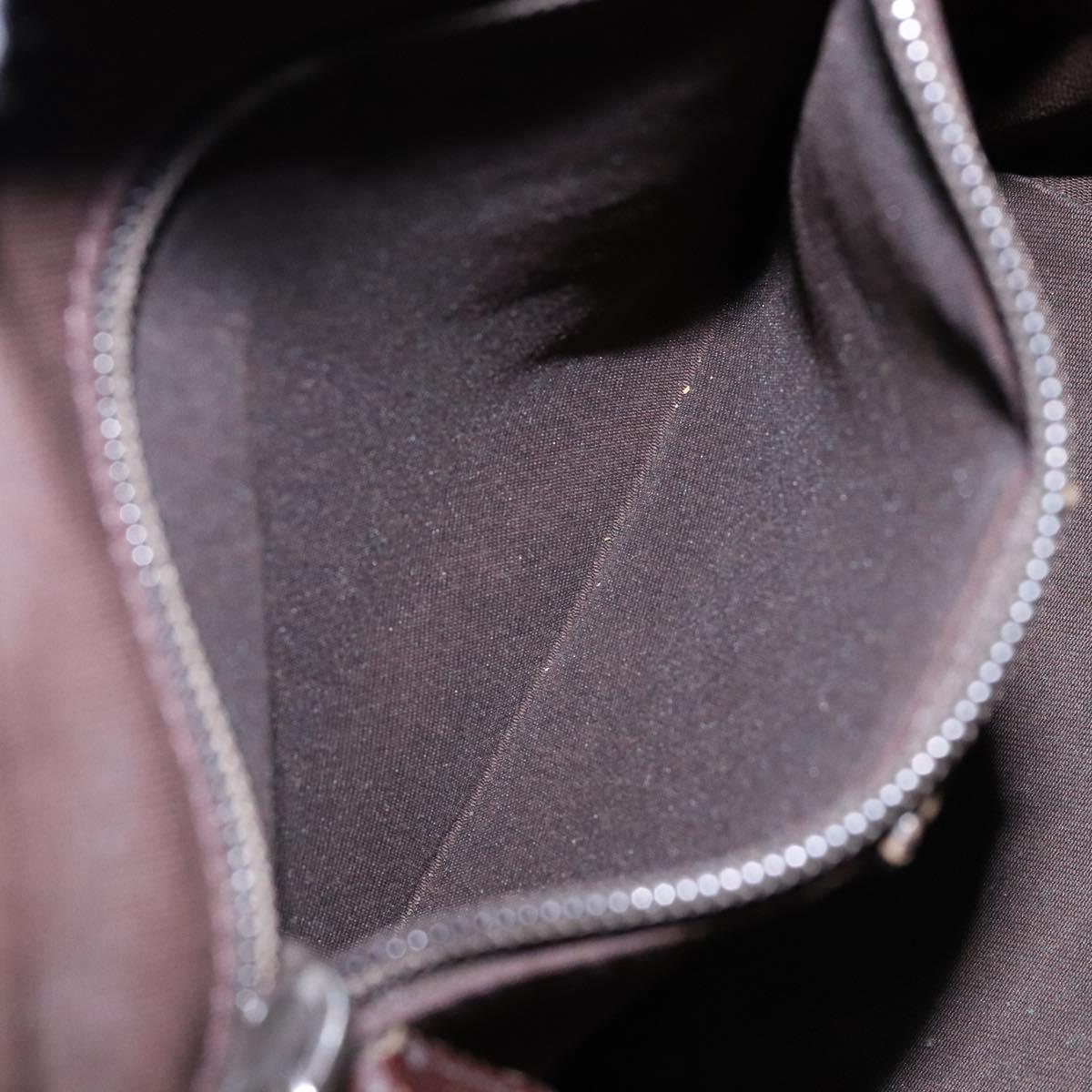 GUCCI GG Canvas Web Sherry Line Hand Bag Beige Red Green 131228 Auth 134493
