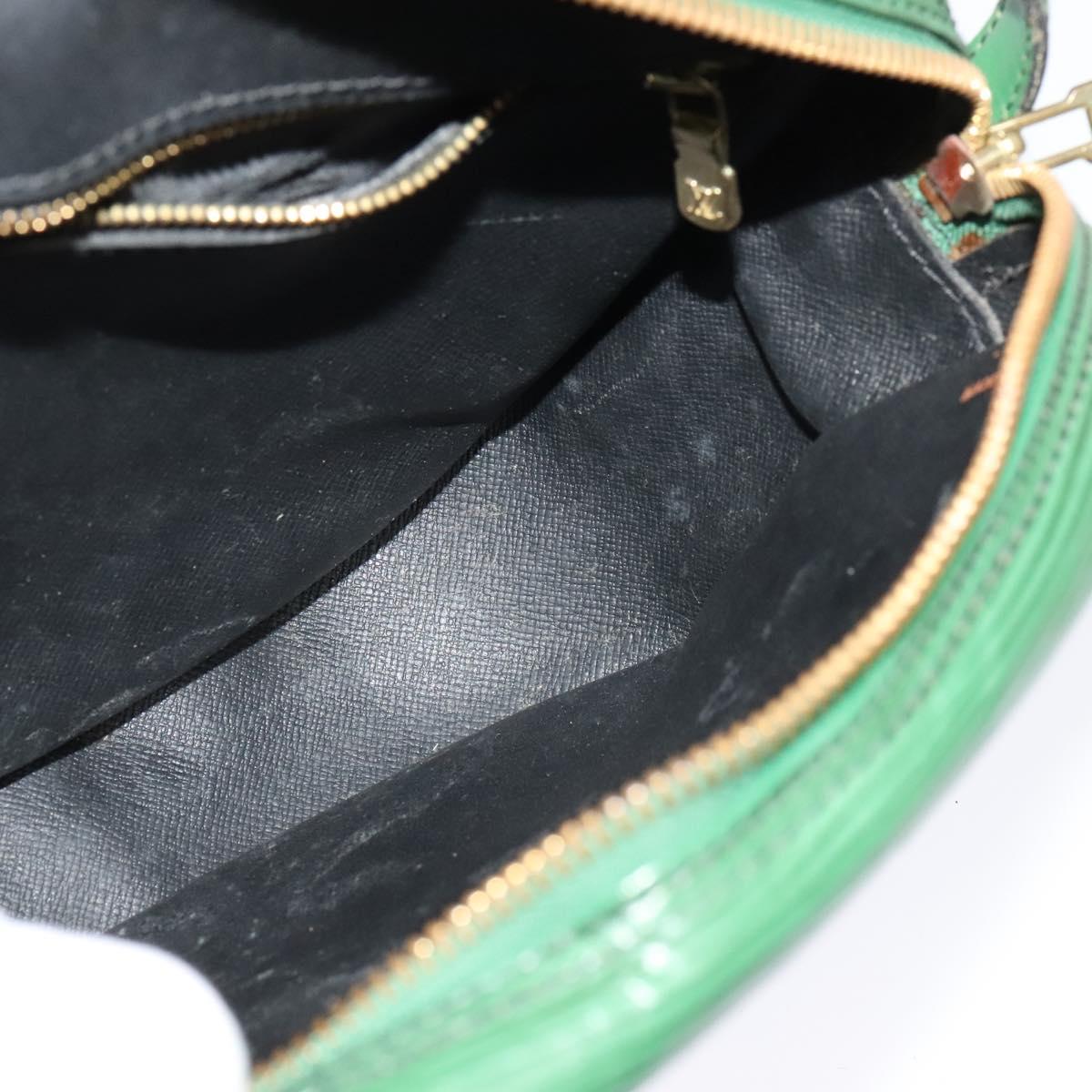 LOUIS VUITTON Epi Jeune Fille MM Shoulder Bag Green M52154 LV Auth 134501