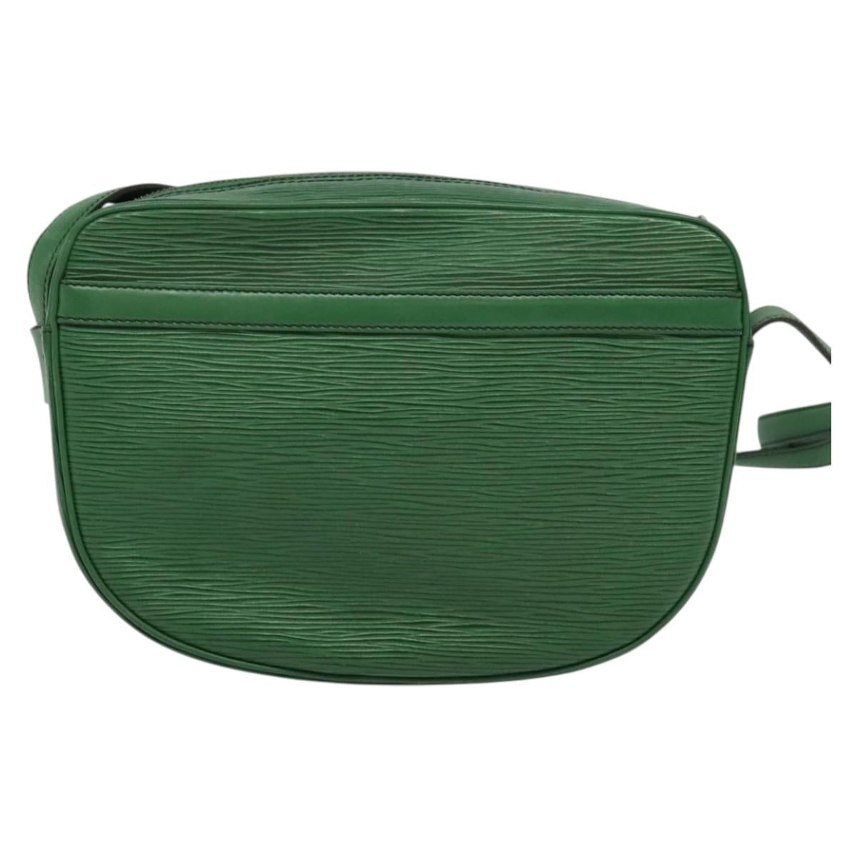 LOUIS VUITTON Epi Jeune Fille MM Shoulder Bag Green M52154 LV Auth 134501