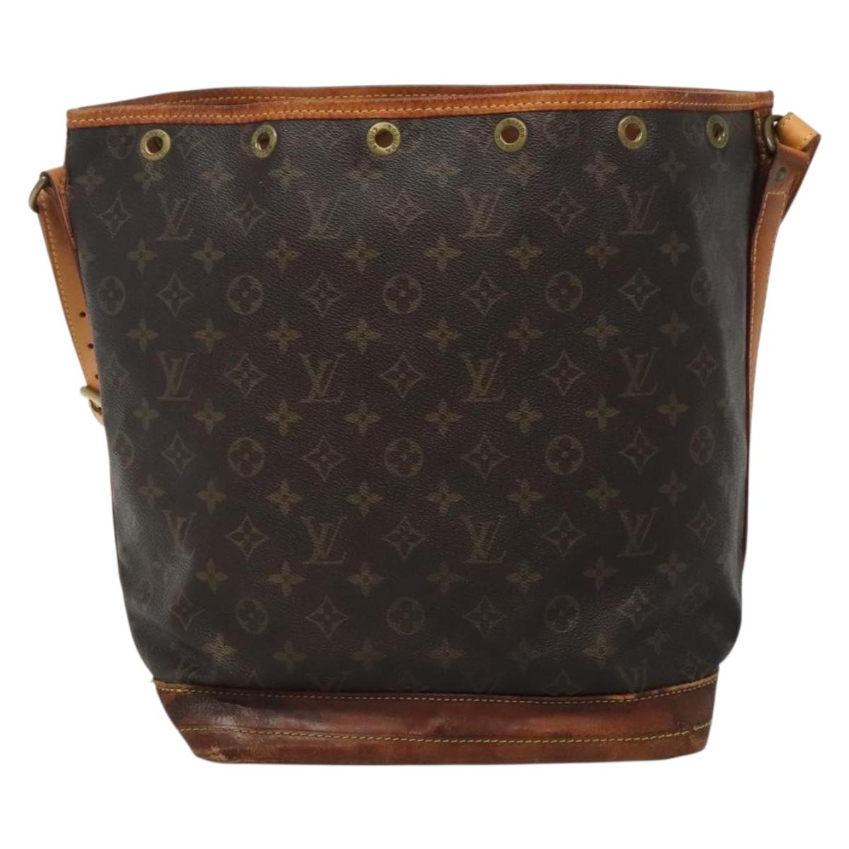 LOUIS VUITTON Monogram Noe Shoulder Bag M42224 LV Auth 134505