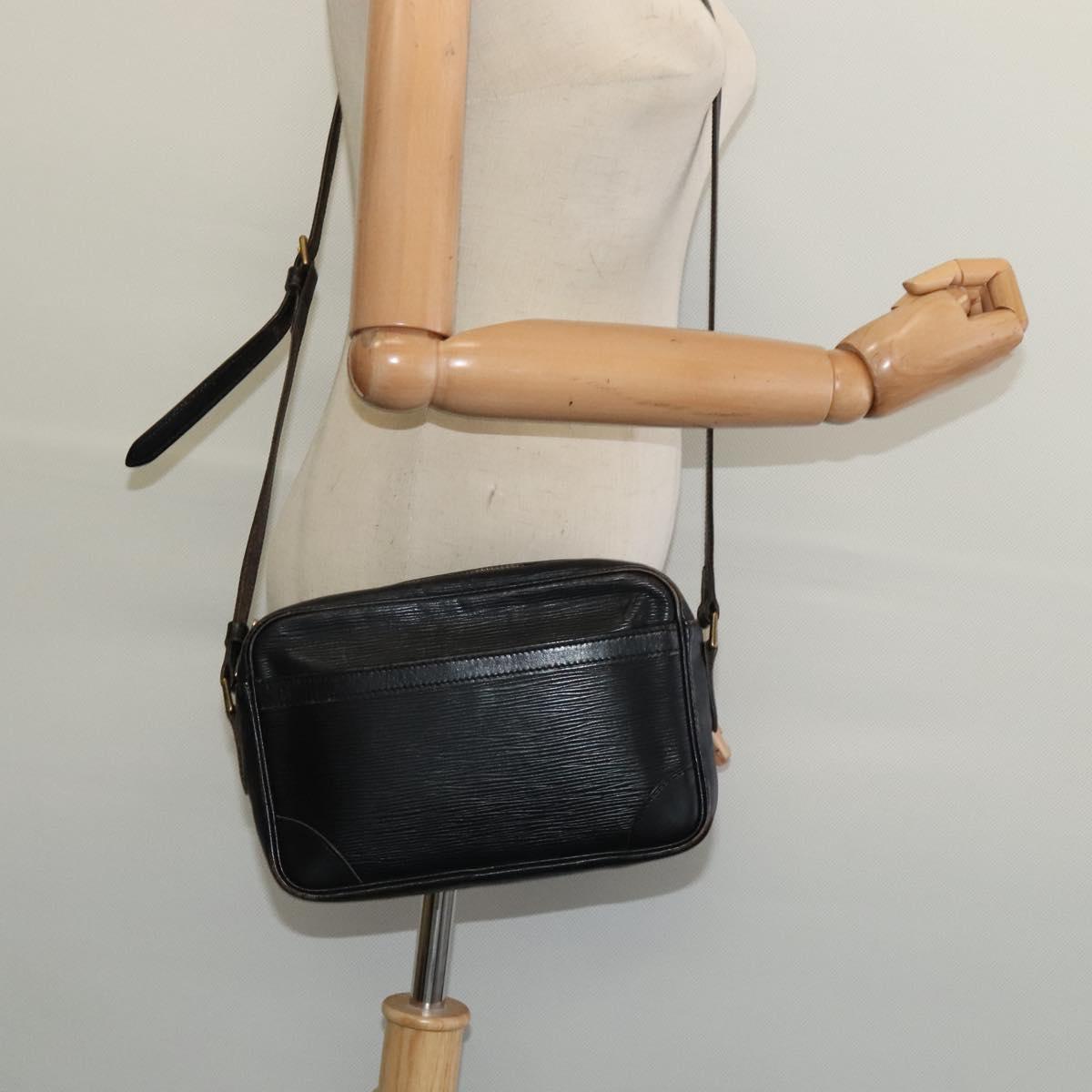 LOUIS VUITTON Epi Trocadero 23 Shoulder Bag Vintage Black M52302 LV Auth 134511