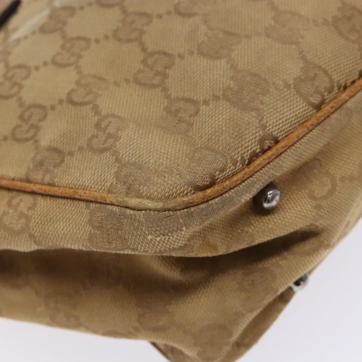 GUCCI GG Canvas Hand Bag Brown 113019 Auth 134527