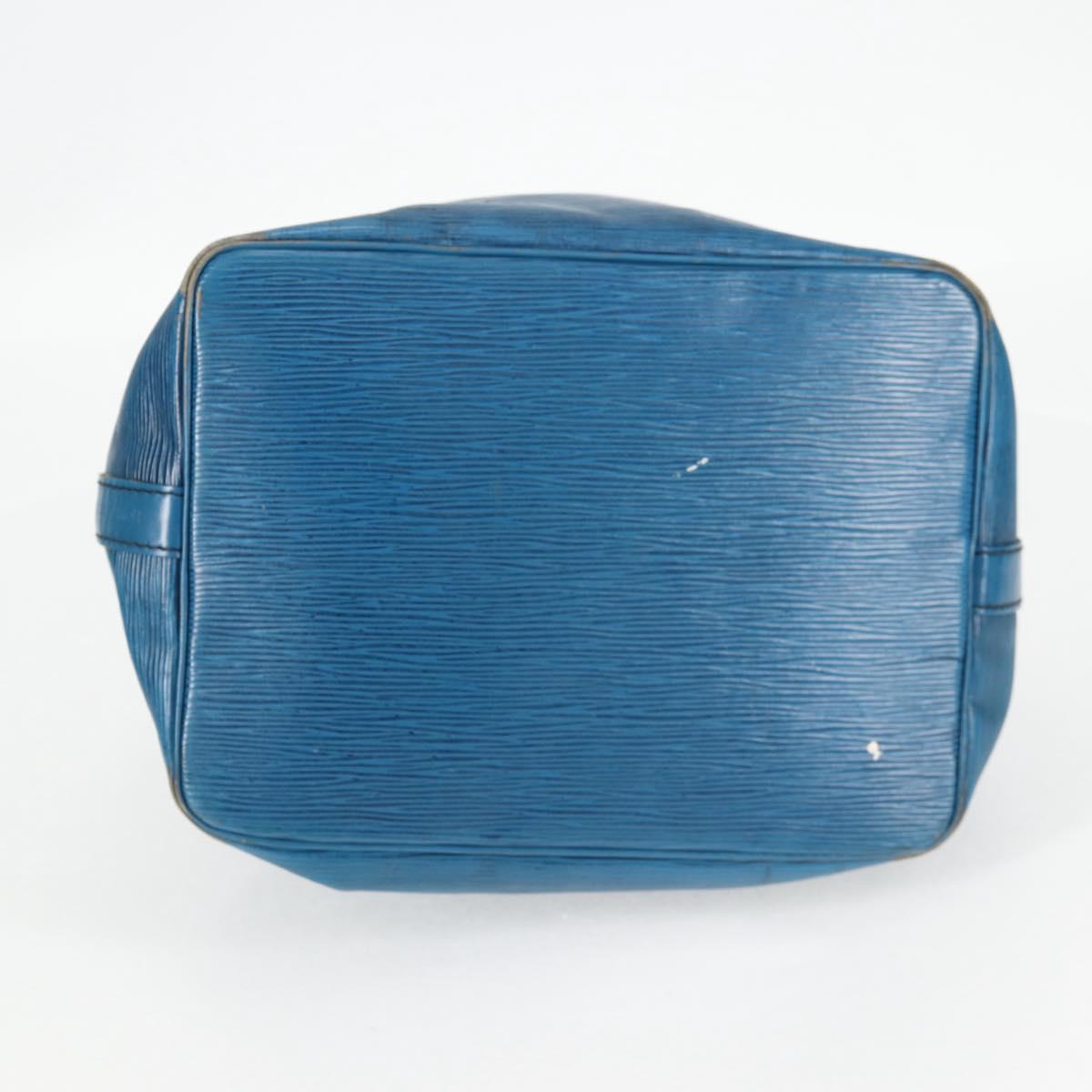 LOUIS VUITTON Epi Petit Noe Shoulder Bag Blue M44105 LV Auth 134536