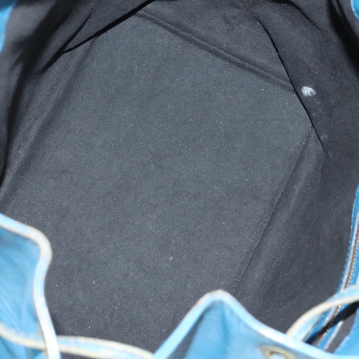 LOUIS VUITTON Epi Petit Noe Shoulder Bag Blue M44105 LV Auth 134536