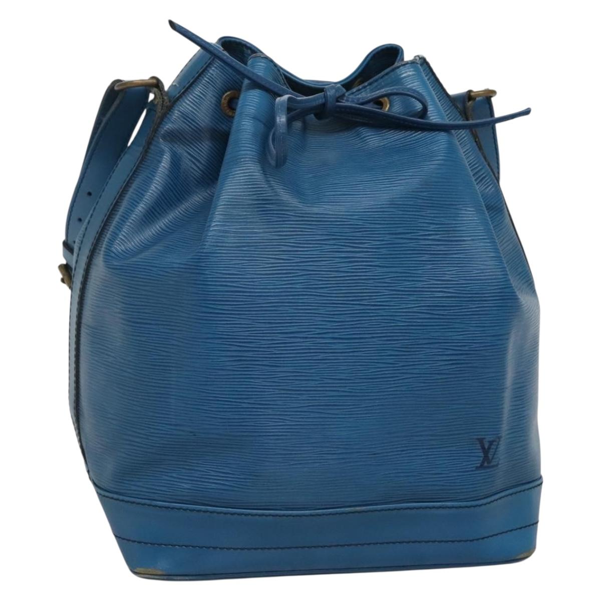 LOUIS VUITTON Epi Noe Shoulder Bag Toledo Blue M44005 LV Auth 134538