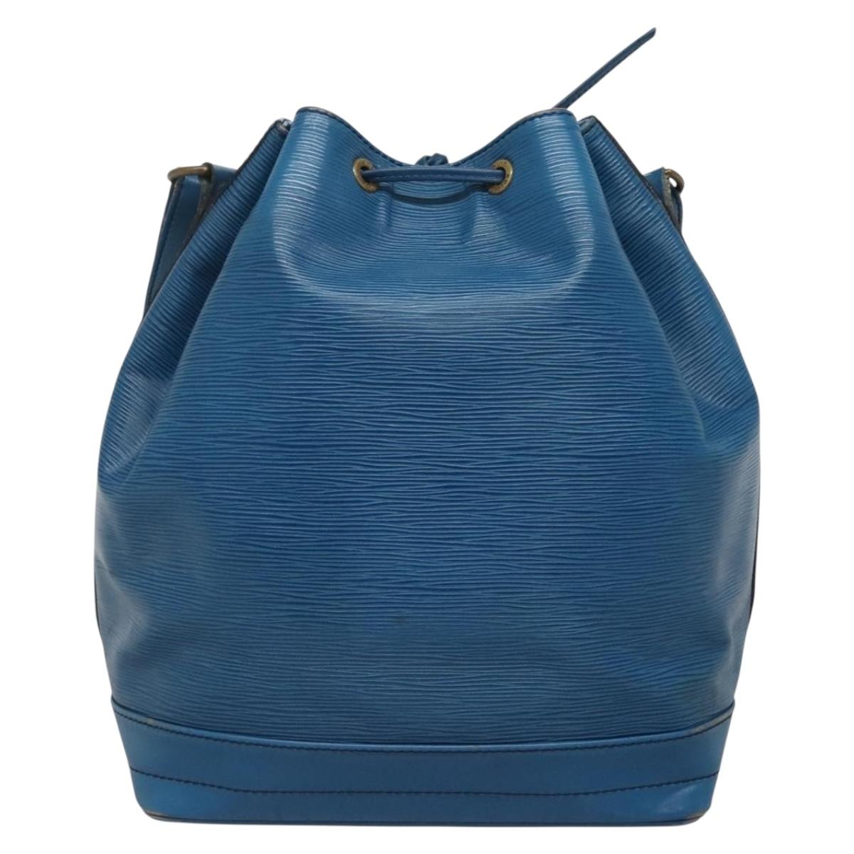 LOUIS VUITTON Epi Noe Shoulder Bag Toledo Blue M44005 LV Auth 134538