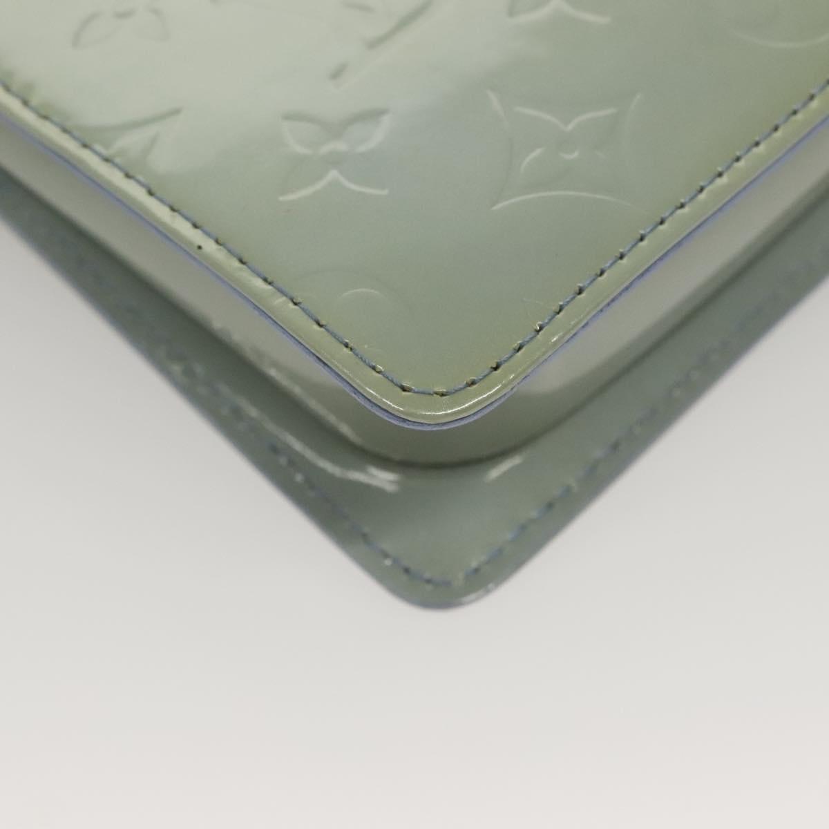 LOUIS VUITTON Monogram Vernis Motto Pouch Lavande M91224 LV Auth 134548