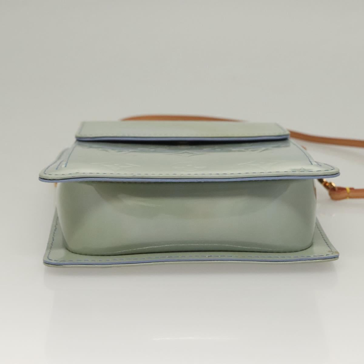 LOUIS VUITTON Monogram Vernis Motto Pouch Lavande M91224 LV Auth 134548
