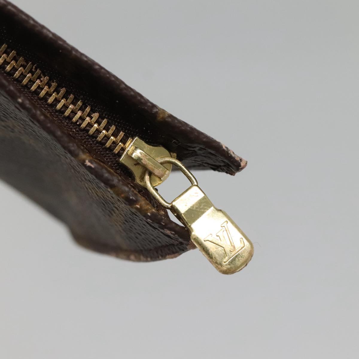 LOUIS VUITTON Monogram Bucket GM Accessory Pouch LV Auth 134564