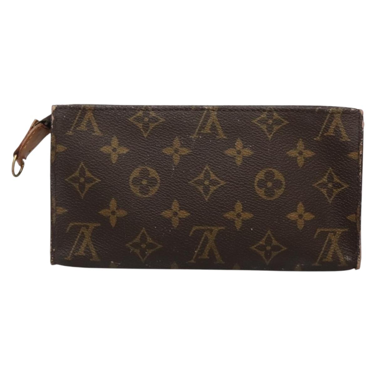 LOUIS VUITTON Monogram Bucket GM Accessory Pouch LV Auth 134564