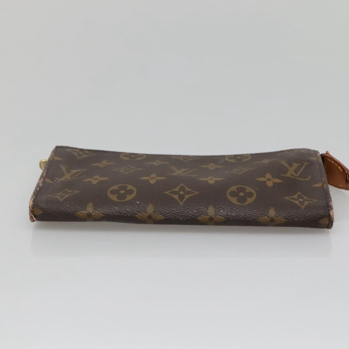 LOUIS VUITTON Monogram Bucket GM Accessory Pouch LV Auth 134564