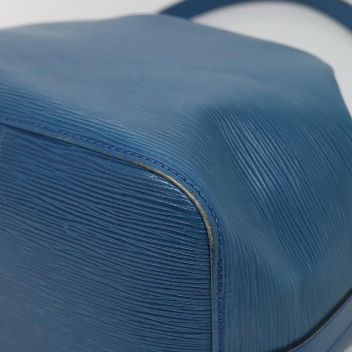 LOUIS VUITTON Epi Petit Noe Shoulder Bag Blue M44105 LV Auth 134580