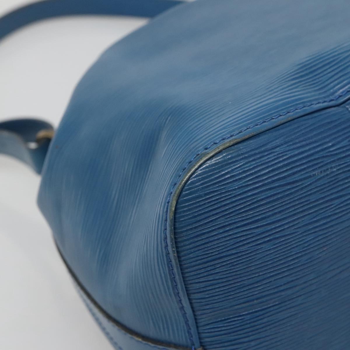 LOUIS VUITTON Epi Petit Noe Shoulder Bag Blue M44105 LV Auth 134580