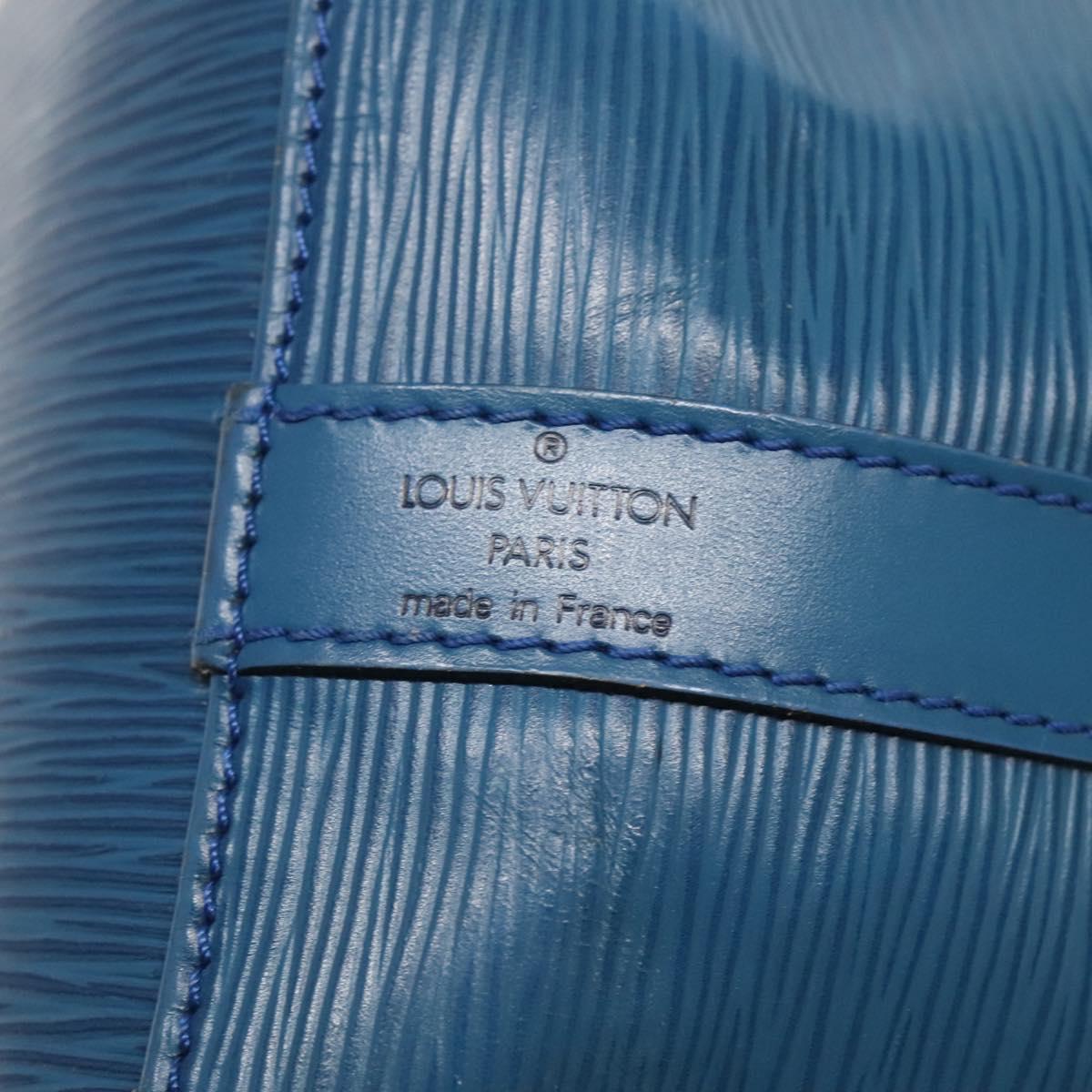 LOUIS VUITTON Epi Petit Noe Shoulder Bag Blue M44105 LV Auth 134580