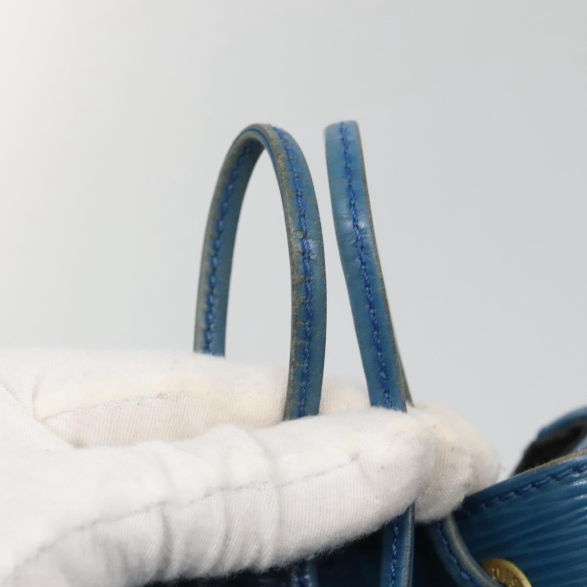 LOUIS VUITTON Epi Petit Noe Shoulder Bag Blue M44105 LV Auth 134580