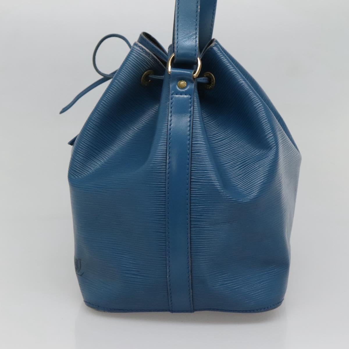 LOUIS VUITTON Epi Petit Noe Shoulder Bag Blue M44105 LV Auth 134580