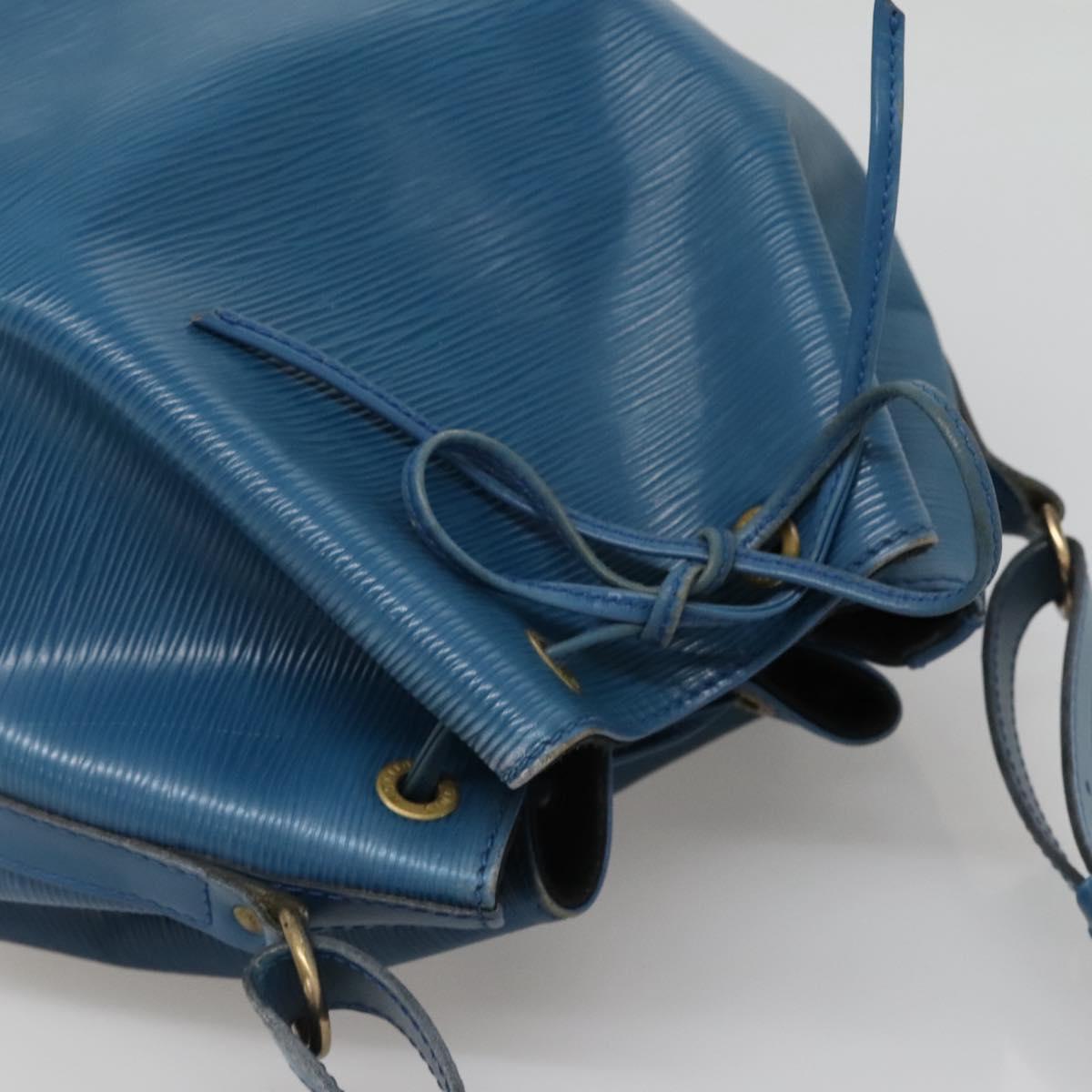 LOUIS VUITTON Epi Petit Noe Shoulder Bag Blue M44105 LV Auth 134580