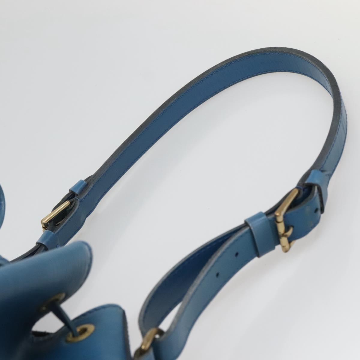 LOUIS VUITTON Epi Petit Noe Shoulder Bag Blue M44105 LV Auth 134580