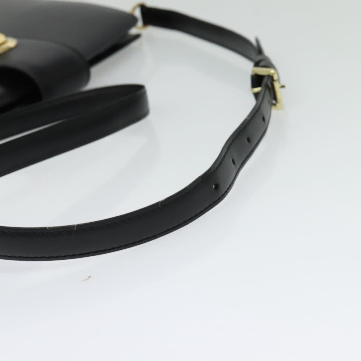 LOUIS VUITTON Epi Capuchin Shoulder Bag Black M52342 LV Auth 134584