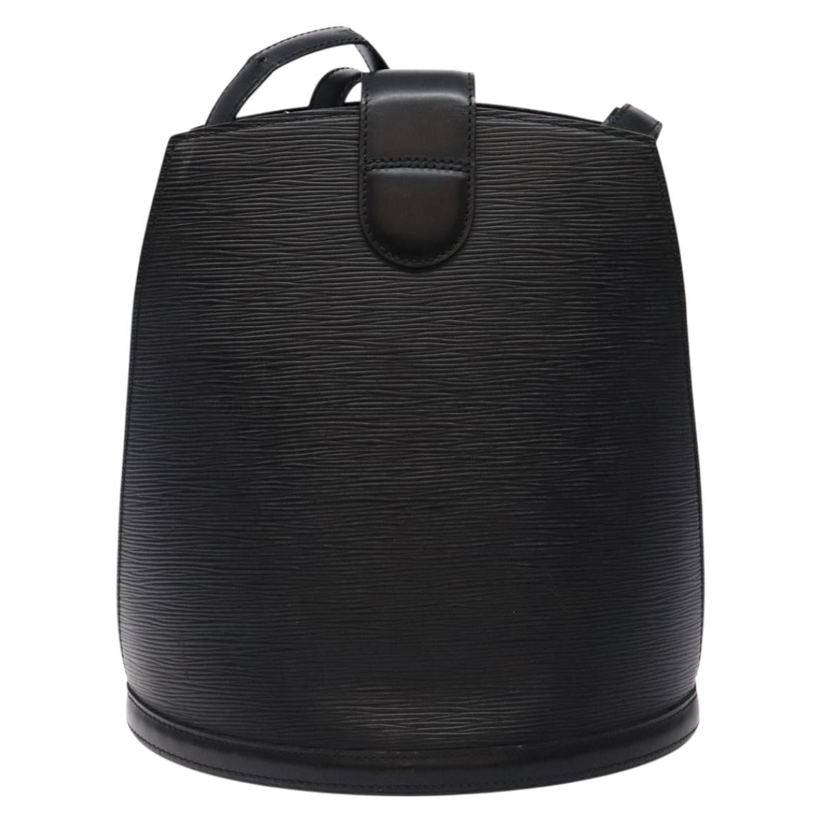 LOUIS VUITTON Epi Cluny Shoulder Bag Black M52252 LV Auth 134585