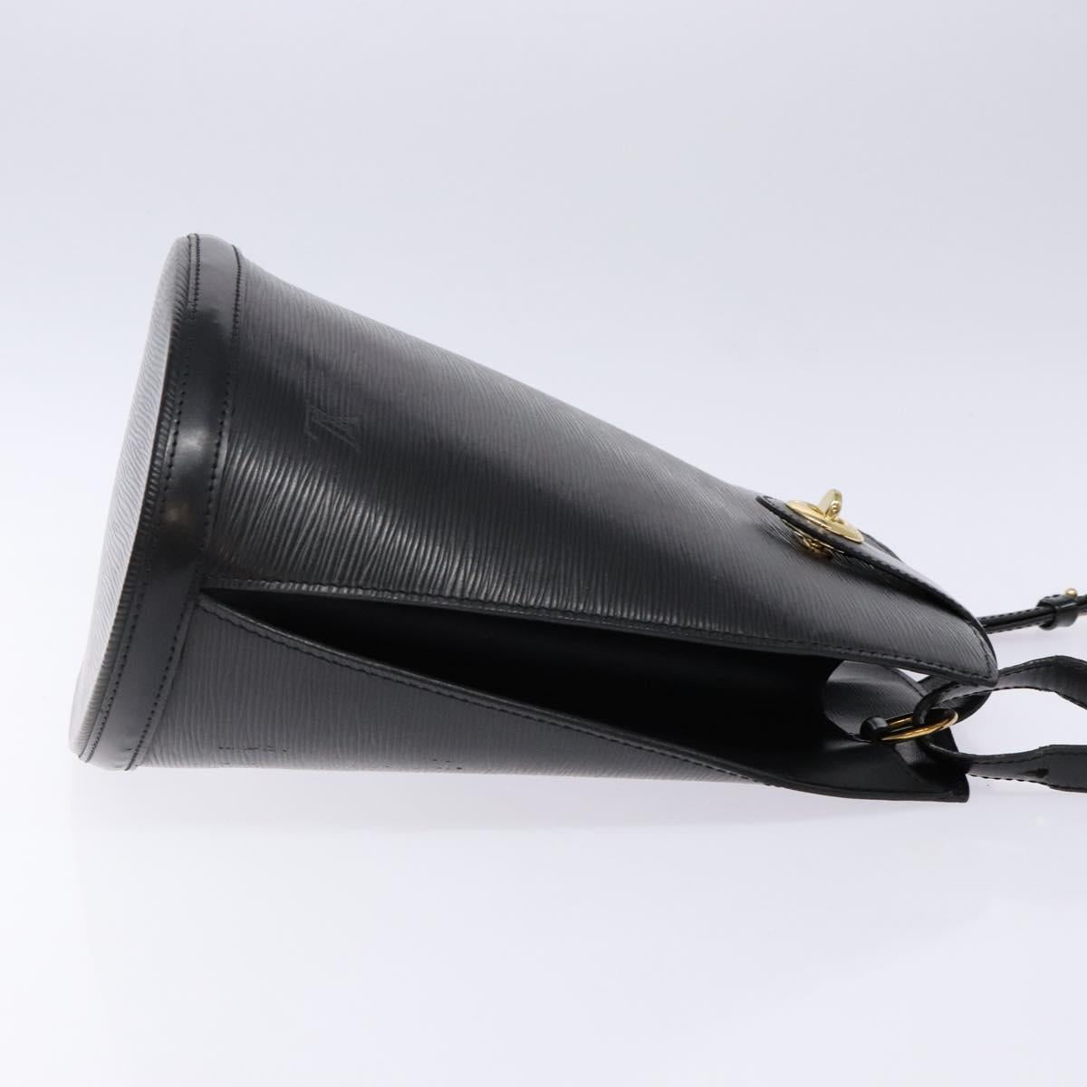 LOUIS VUITTON Epi Cluny Shoulder Bag Black M52252 LV Auth 134585
