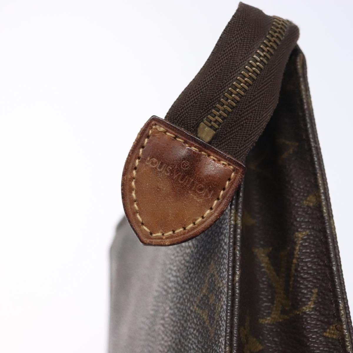 LOUIS VUITTON Monogram Poche Toilette 19 Pouch M47544 LV Auth 134601