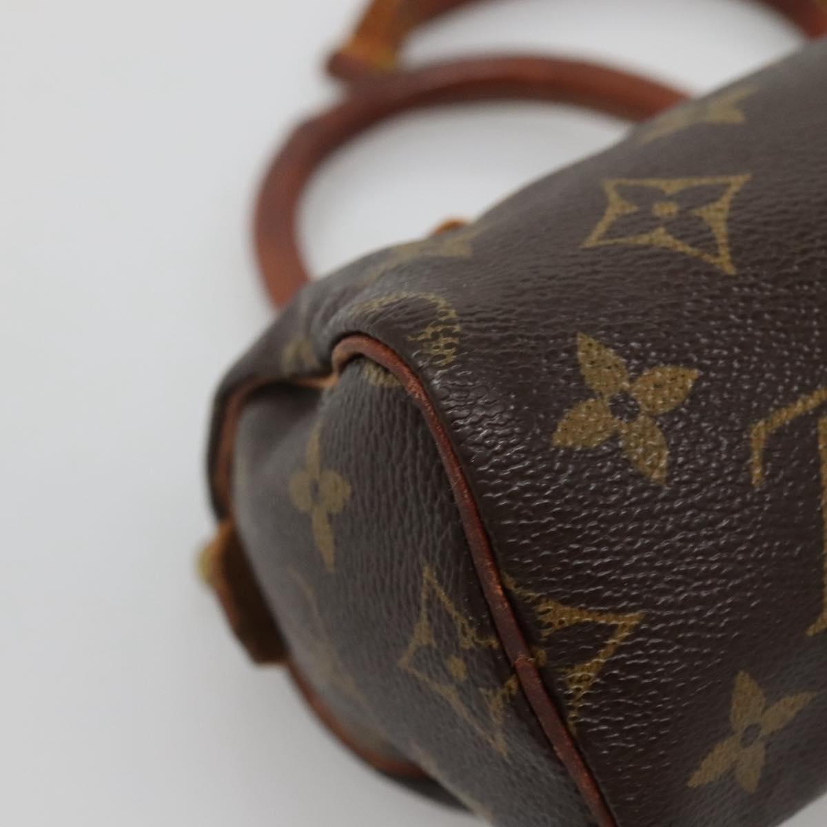 LOUIS VUITTON Monogram Mini Speedy Hand Bag M41534 LV Auth 134603
