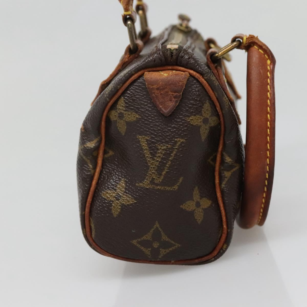 LOUIS VUITTON Monogram Mini Speedy Hand Bag M41534 LV Auth 134603