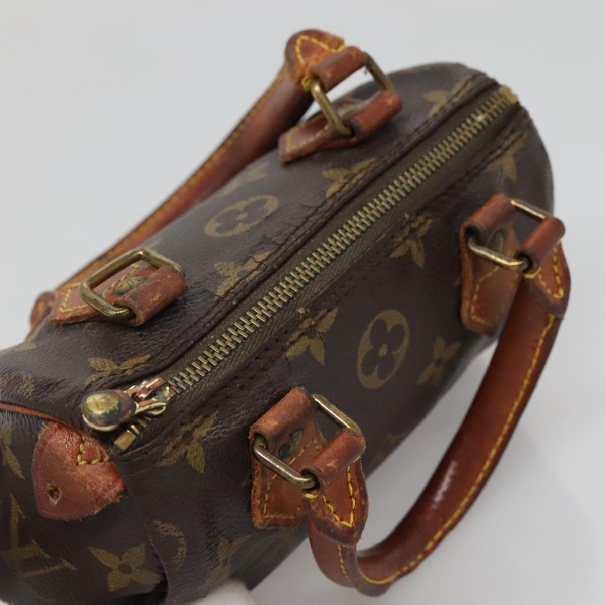 LOUIS VUITTON Monogram Mini Speedy Hand Bag M41534 LV Auth 134603