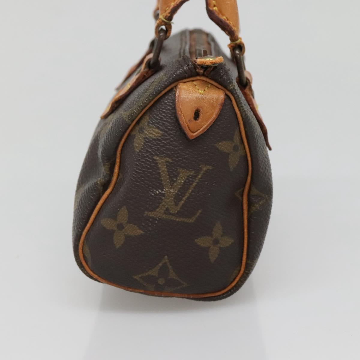 LOUIS VUITTON Monogram Mini Speedy Hand Bag M41534 LV Auth 134605