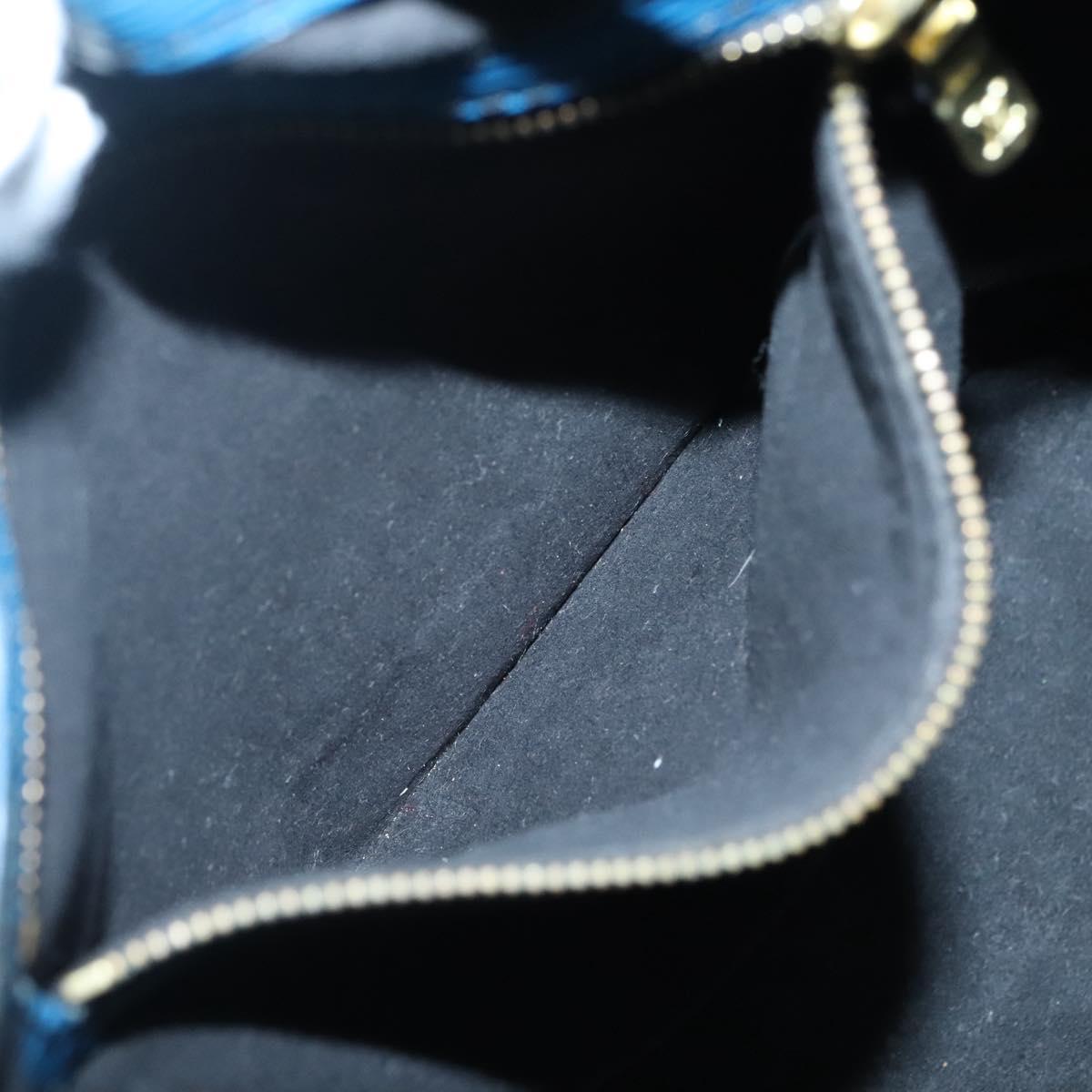 LOUIS VUITTON Epi Petit Noe Shoulder Bag Blue M44105 LV Auth 134617