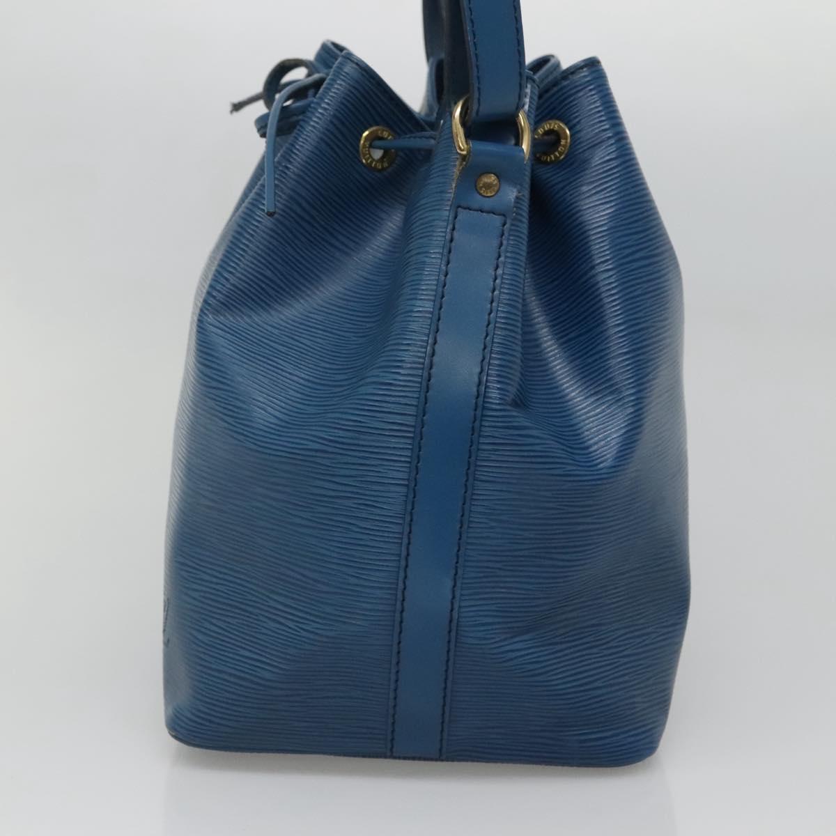 LOUIS VUITTON Epi Petit Noe Shoulder Bag Blue M44105 LV Auth 134617