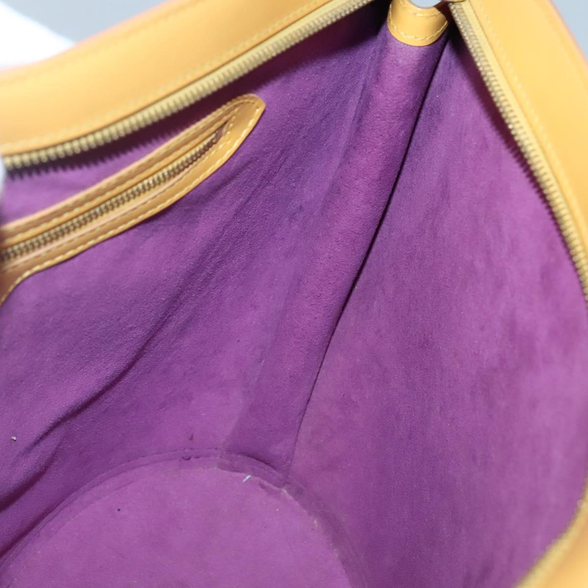 LOUIS VUITTON Epi Saint Jacques Shopping Shoulder Bag Yellow M52269 Auth 134619