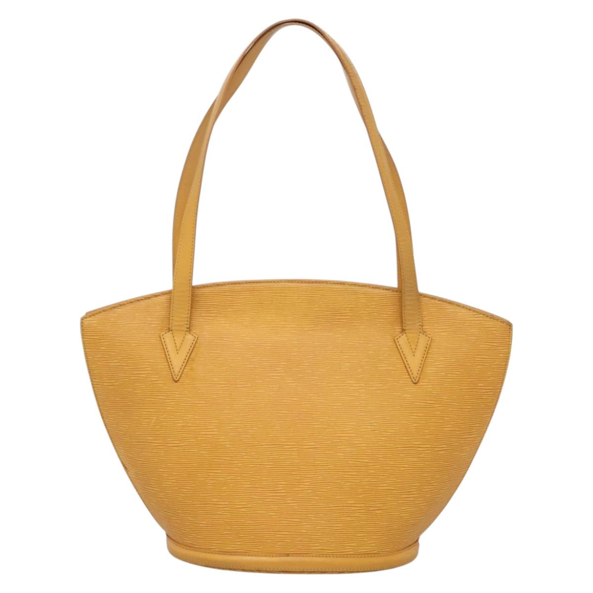 LOUIS VUITTON Epi Saint Jacques Shopping Shoulder Bag Yellow M52269 Auth 134619