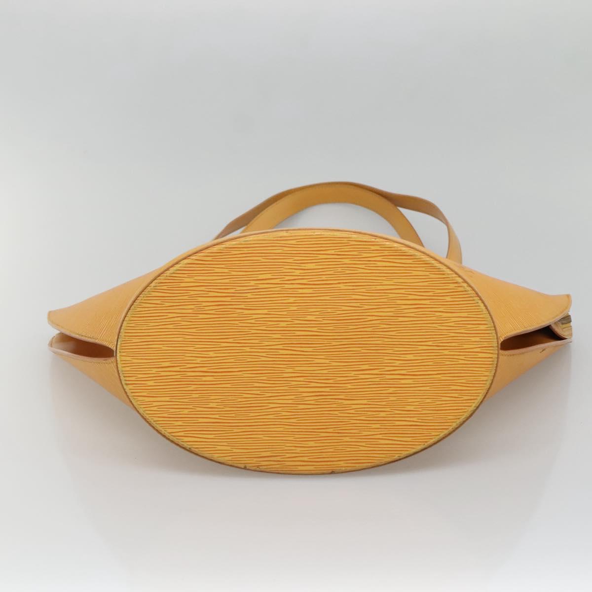 LOUIS VUITTON Epi Saint Jacques Shopping Shoulder Bag Yellow M52269 Auth 134619
