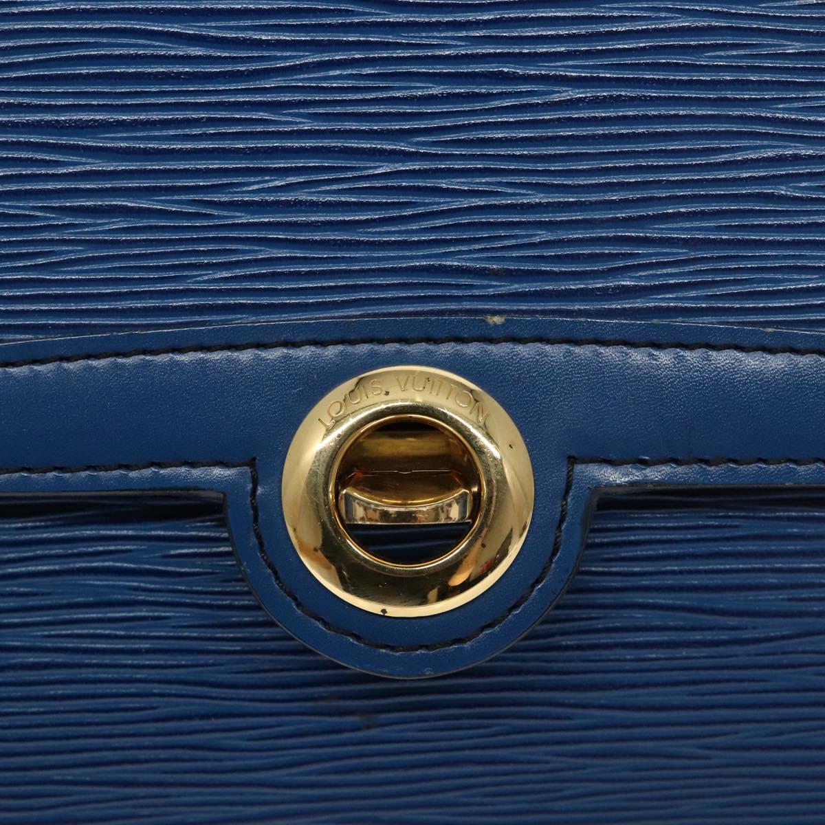 LOUIS VUITTON Epi Pochette Arche Shoulder Bag Blue M52575 LV Auth 134621