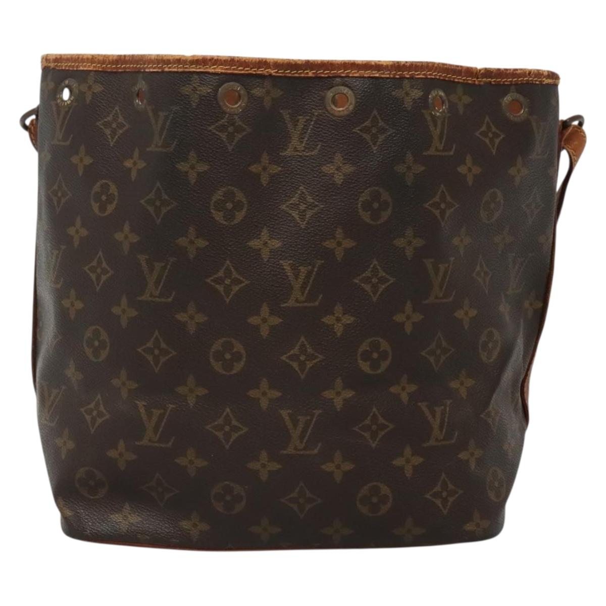 LOUIS VUITTON Monogram Petit Noe Shoulder Bag M42226 LV Auth 134628