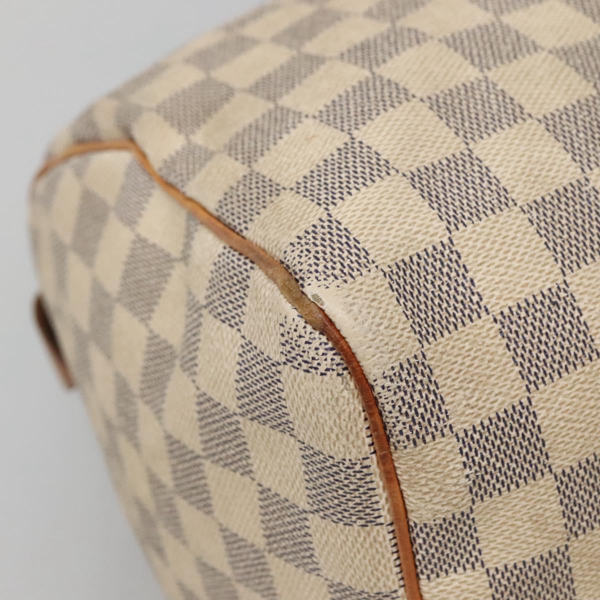 LOUIS VUITTON Damier Azur Speedy 30 Hand Bag N41533 LV Auth 134636