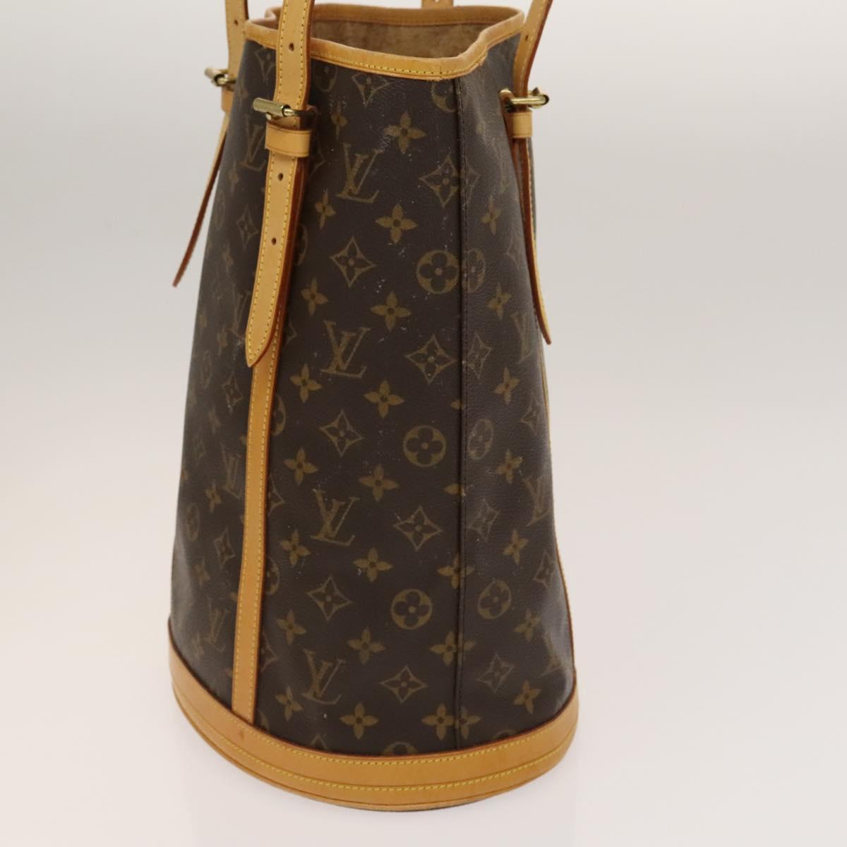 LOUIS VUITTON Monogram Bucket GM Shoulder Bag M42236 LV Auth 134662