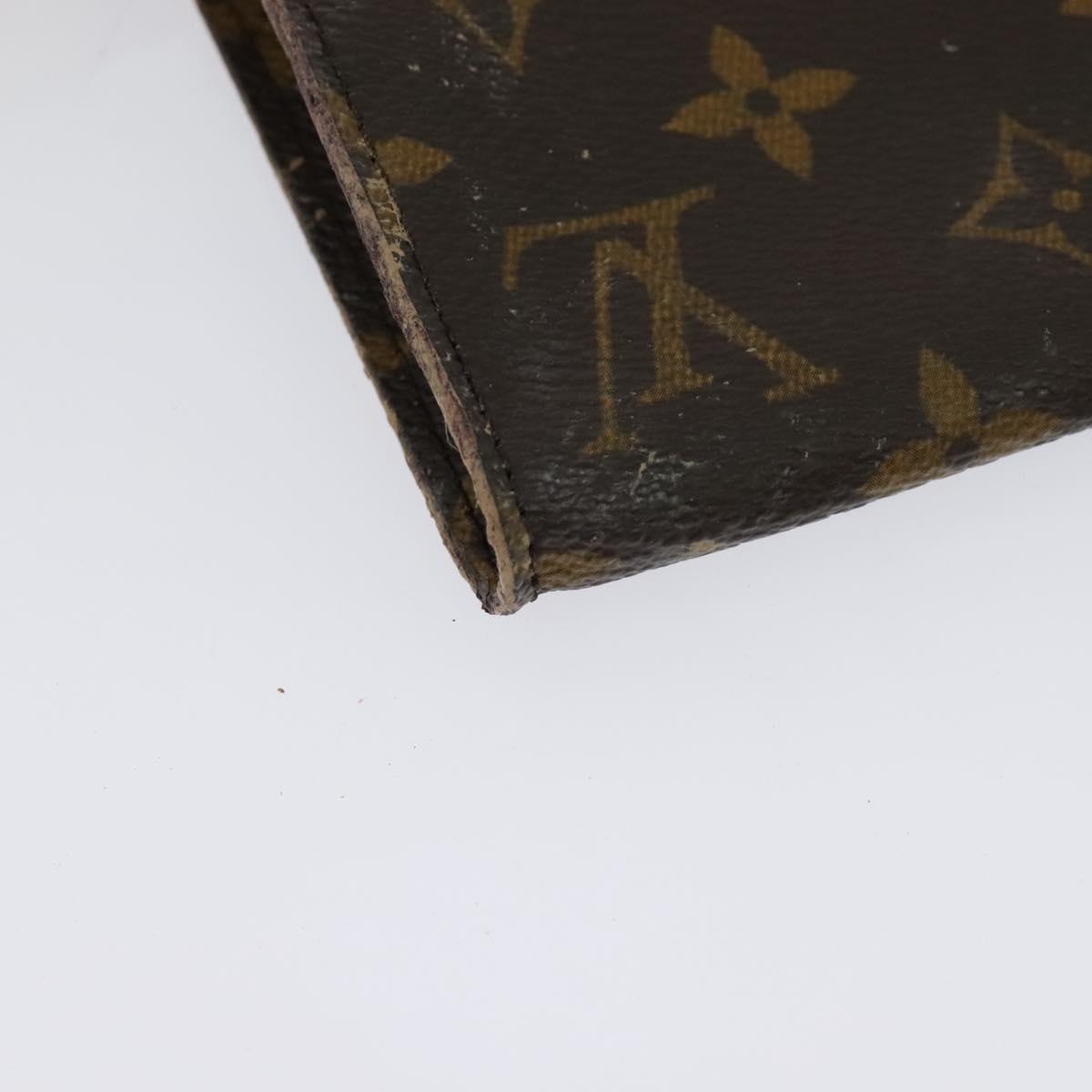 LOUIS VUITTON Monogram Bucket GM Accessory Pouch LV Auth 134663