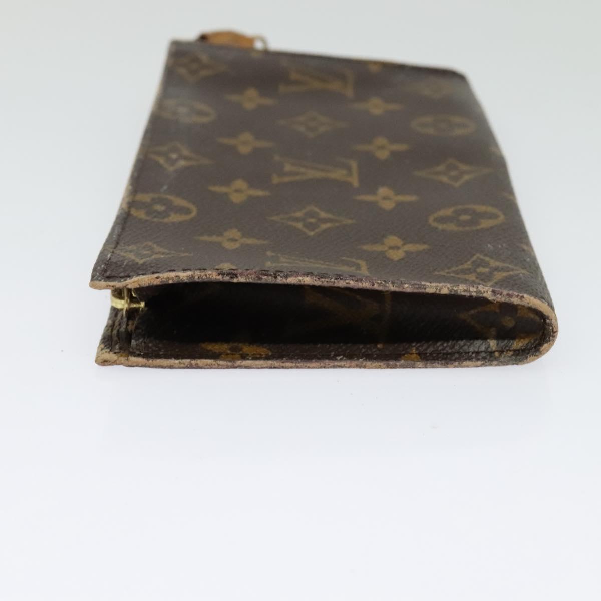 LOUIS VUITTON Monogram Bucket GM Accessory Pouch LV Auth 134663